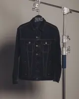 DENIM JACKET STONE BLACK