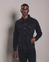 DENIM JACKET STONE BLACK