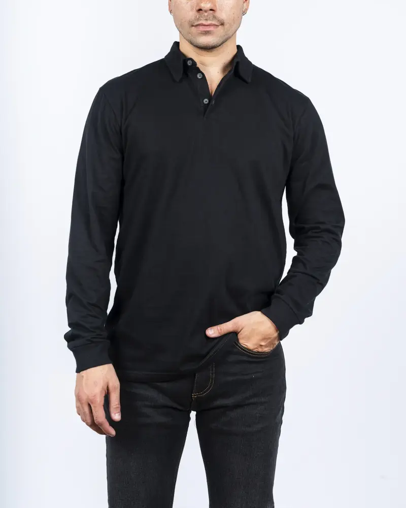REMERA POLO MANGA LARGA
